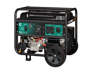 $1,131 Cummins Onan P9500df Dual Fuel (Gas/LPG) Portable Generator
